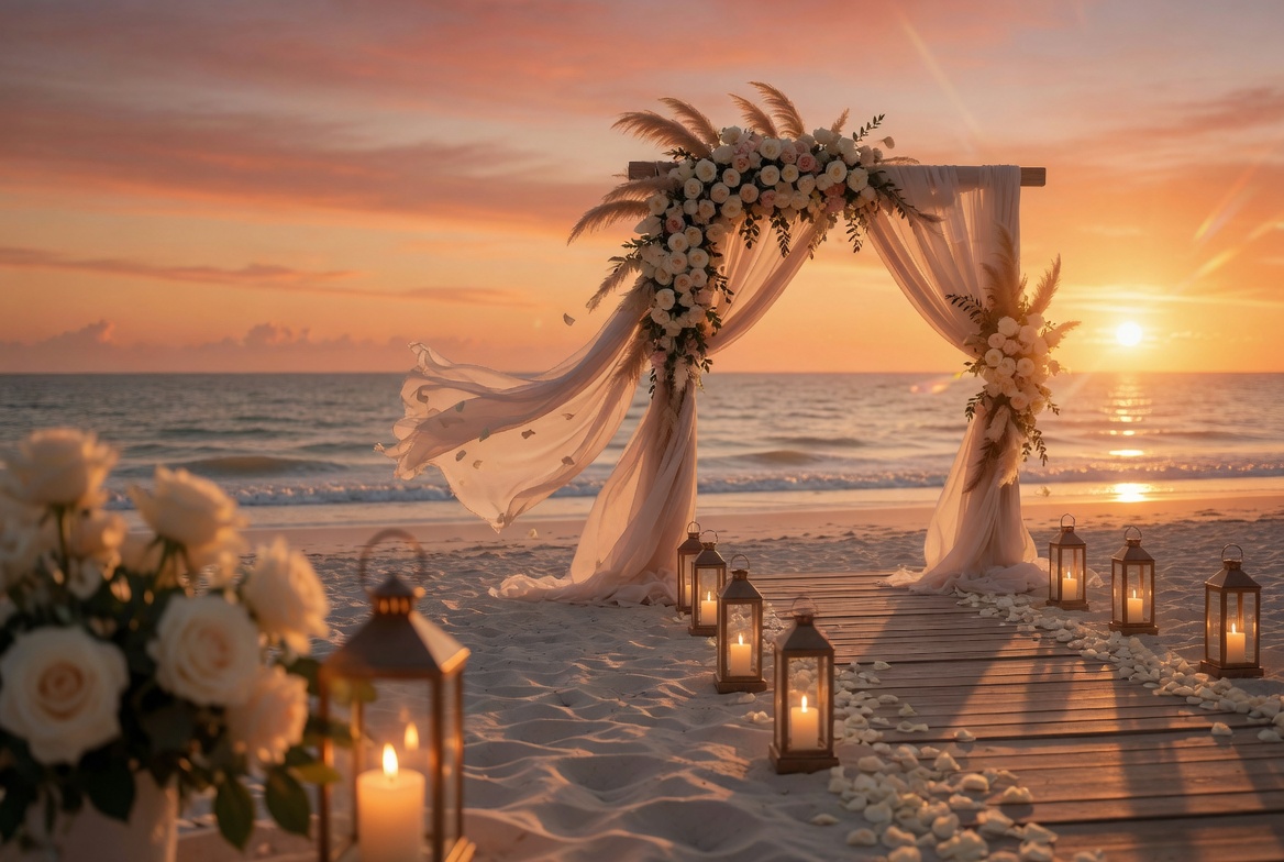 Custom wedding favors and personalized decorations in Miami