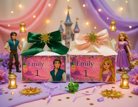 Custom Party Treat Box Personalized Birthday Favors photo 2