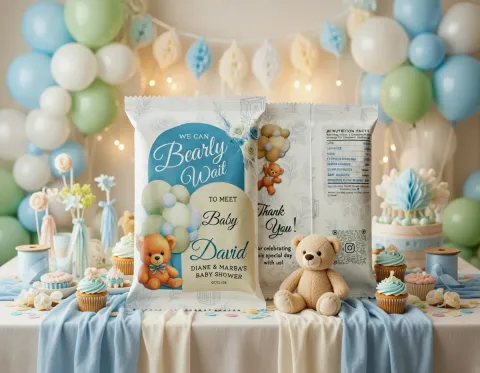 Custom Lays Chip Bags Personalized Birthday Favors photo 3