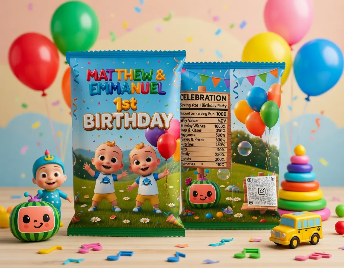 Custom Lays Chip Bags Personalized Birthday Favors photo 12